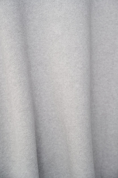 Chaqueta de punto de jersey con cuello medio gris claro 263951