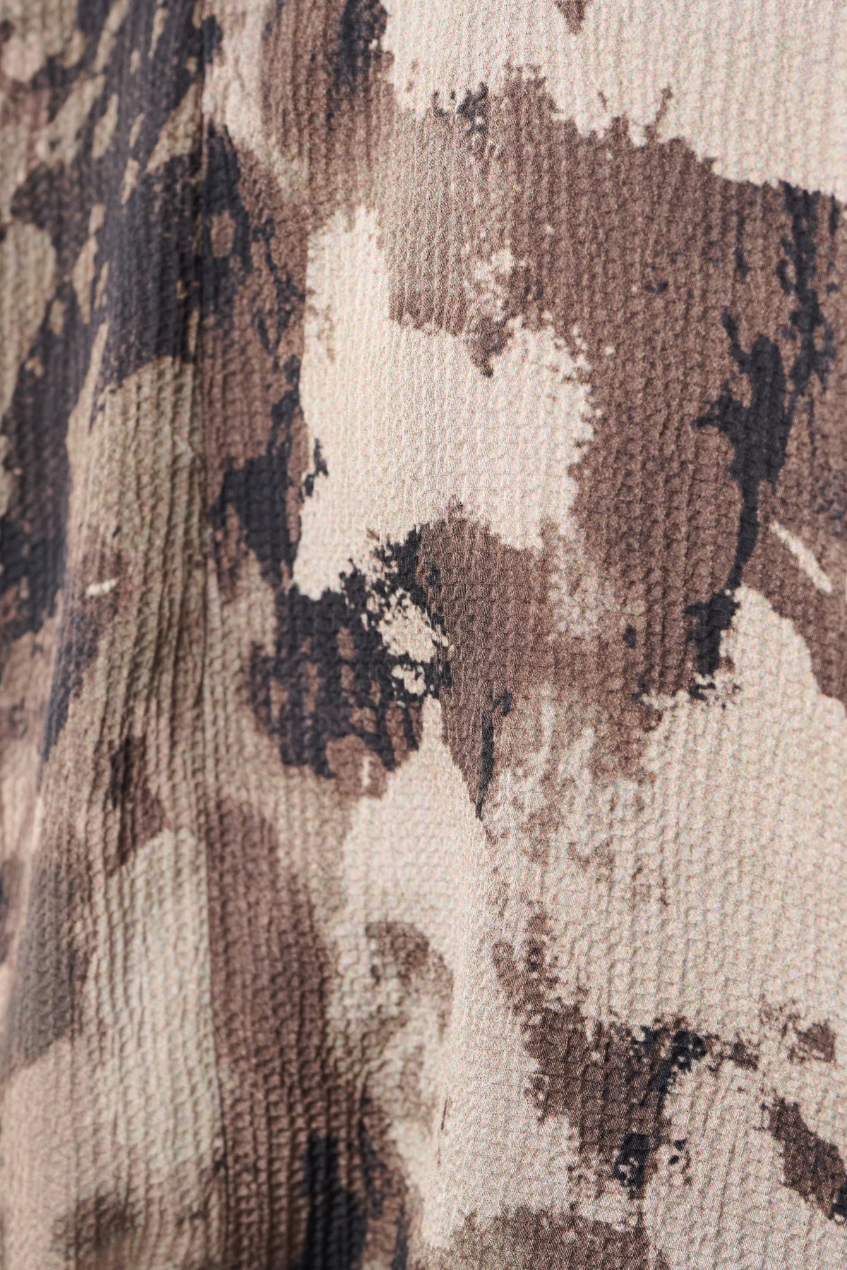 Top cruzado con estampado abstracto beige multicolor 264149