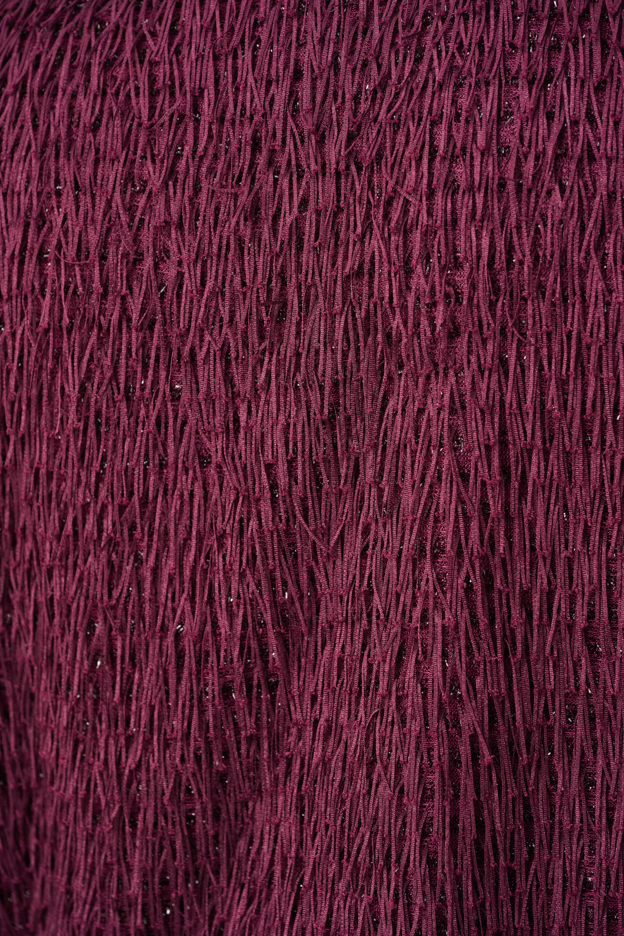 Top de flecos rojo baya 264208