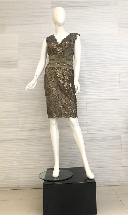 Vestido de coctel con lentejuelas 3T896MXZ