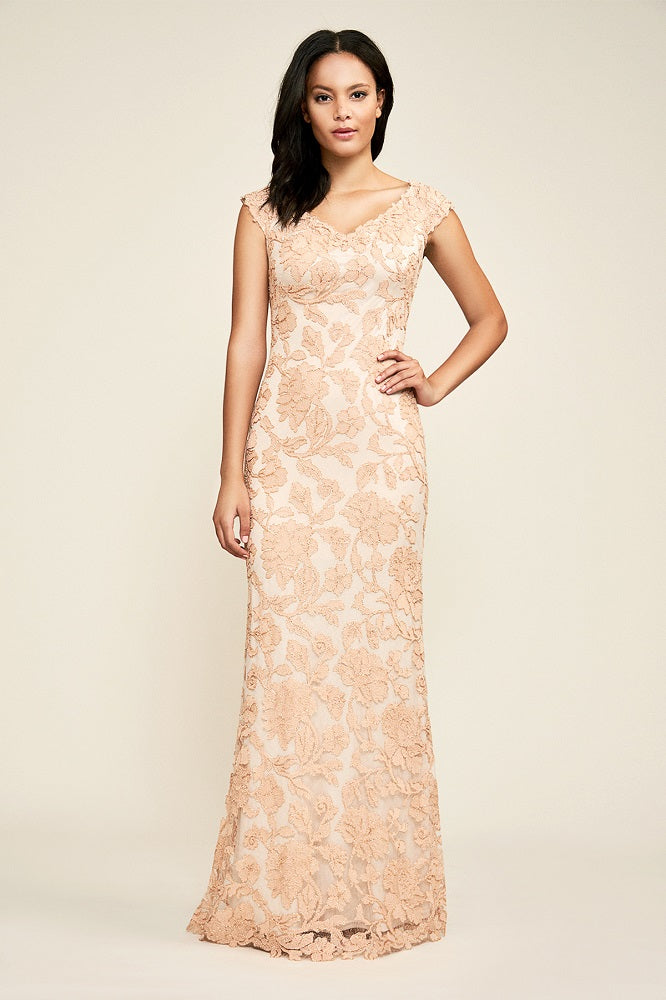 Vestido de tul bordado ART16570LY