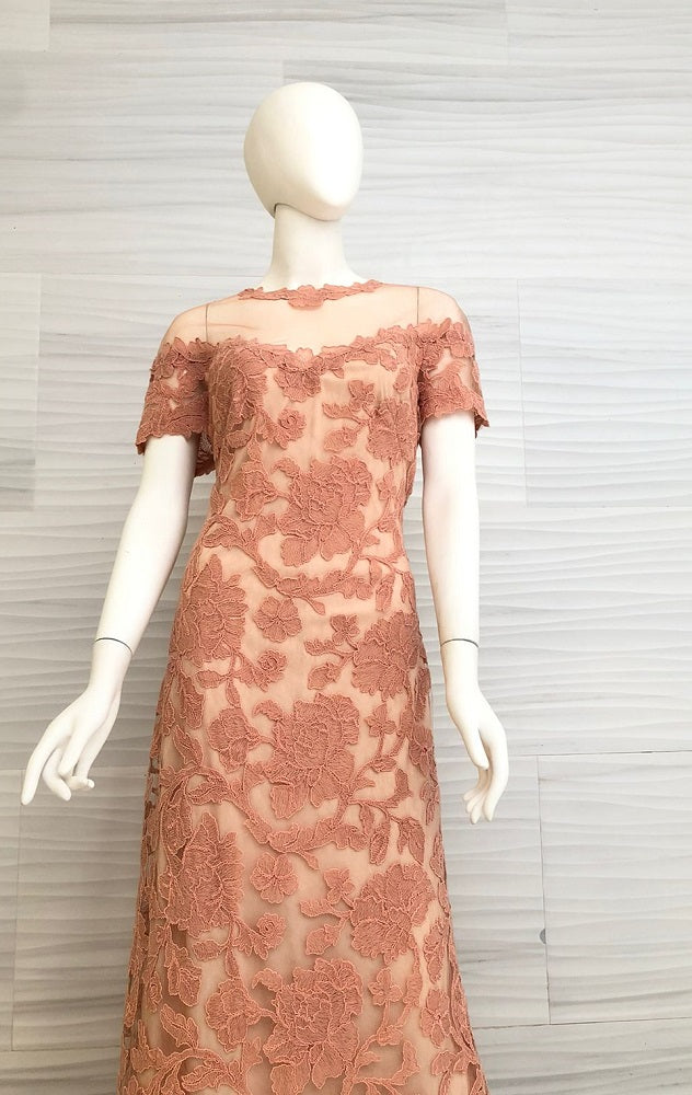 Vestido palo de rosa bordado ART17337L