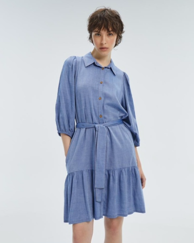 Vestido camisero mezclilla 238212