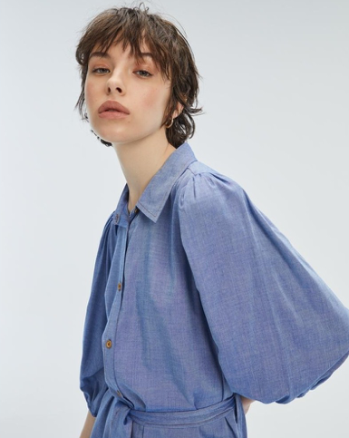 Vestido camisero mezclilla 238212