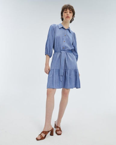 Vestido camisero mezclilla 238212