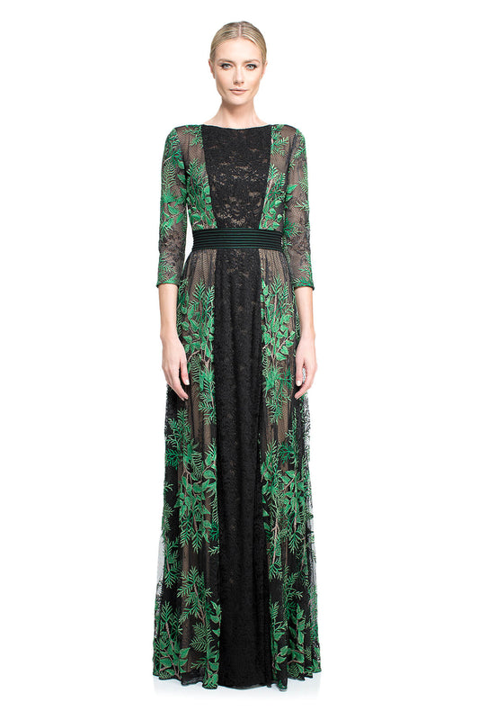 Vestido T S diseño chantillí central AUC16442L