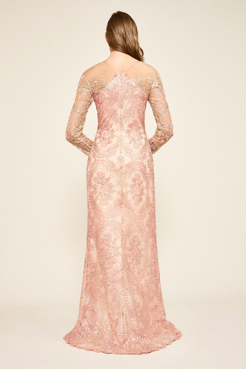 Vestido T S  encaje floral AUL18234L