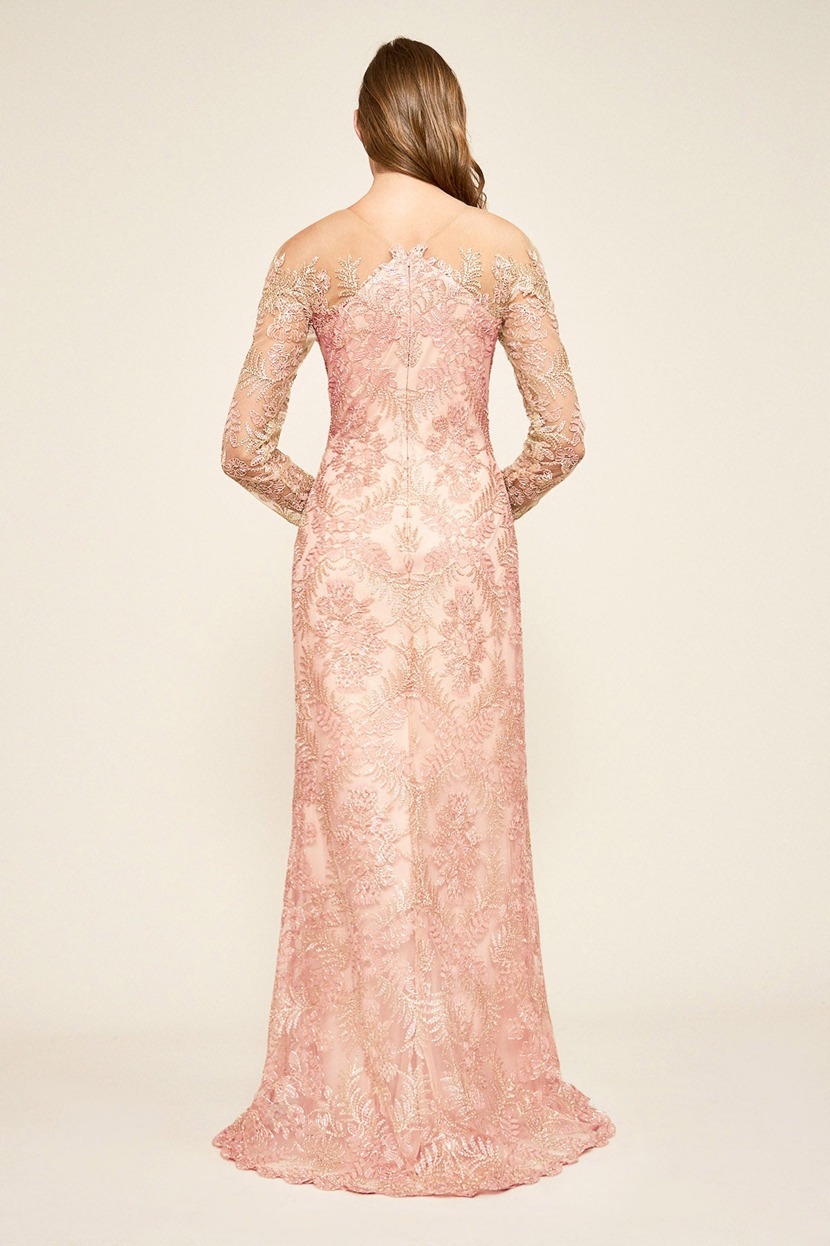 Vestido T S  encaje floral AUL18234L