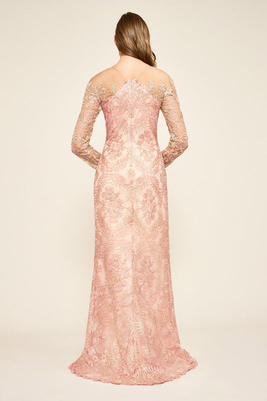 Vestido T S  encaje floral AUL18234L