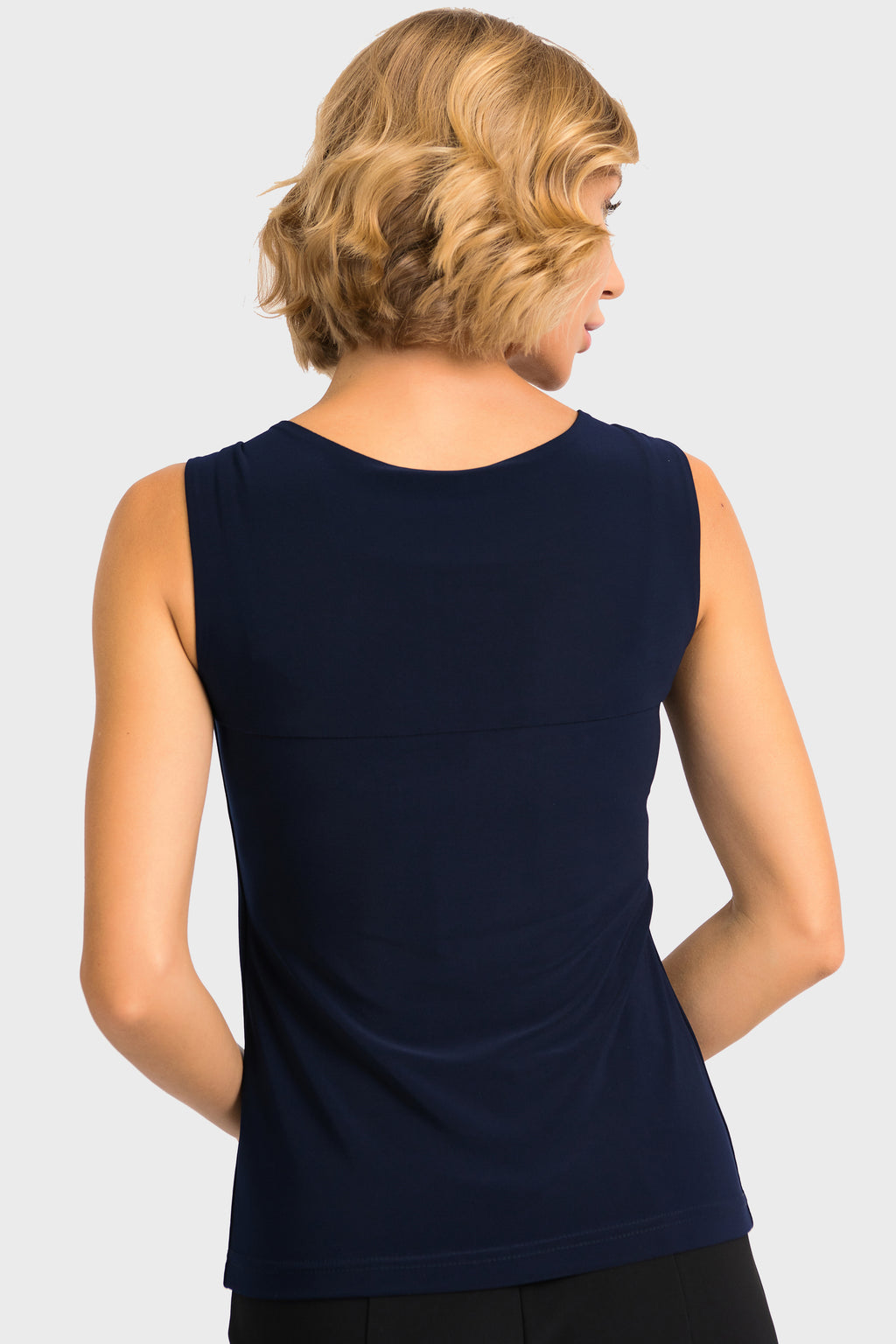 Blusa básica Joseph Ribkoff Azul Marino 143132CO