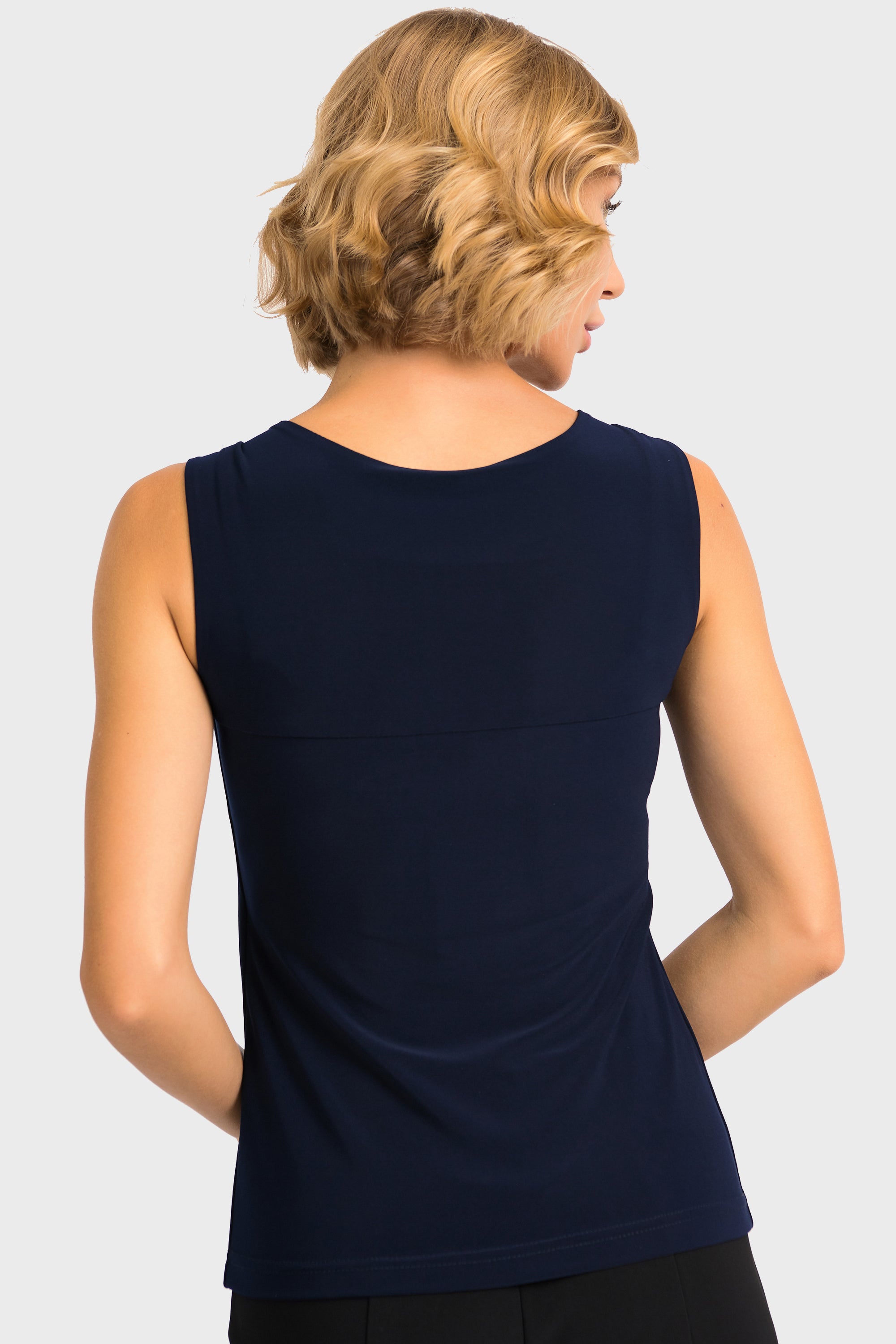 Blusa básica Joseph Ribkoff Azul Marino 143132CO
