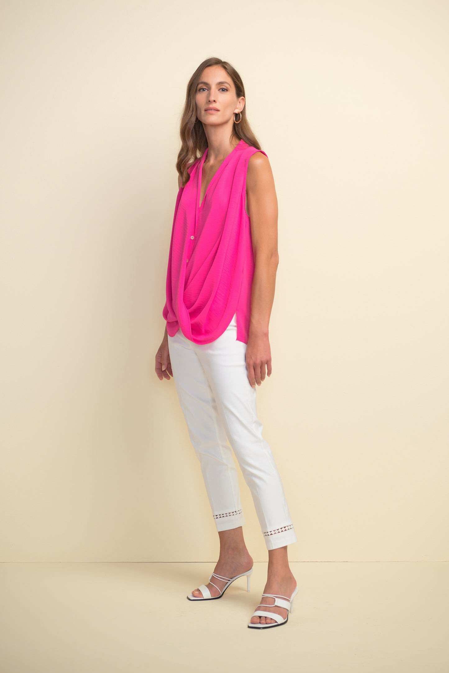 Blusa 211262 Joseph Ribkoff - Azalea Fucsia