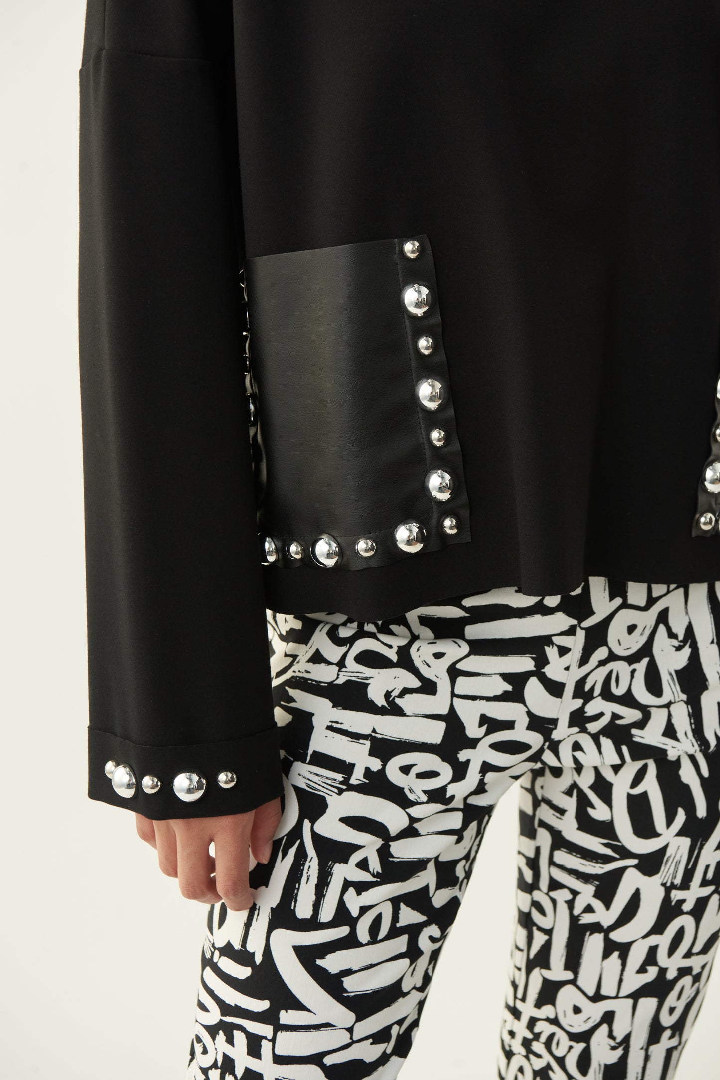 Pantalón 213696 Joseph Ribkoff - Blanco/Negro