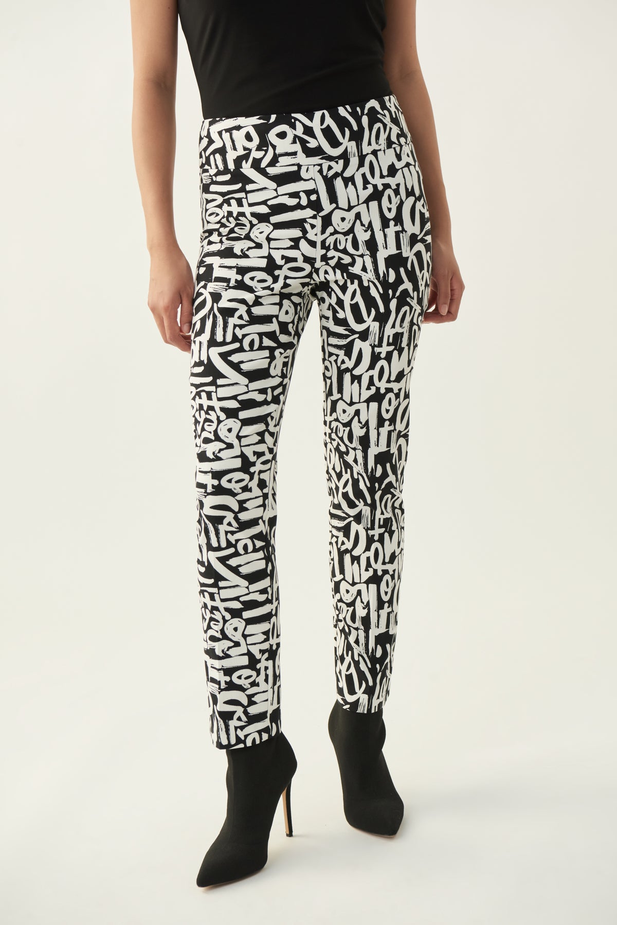 Pantalón 213696 Joseph Ribkoff - Blanco/Negro