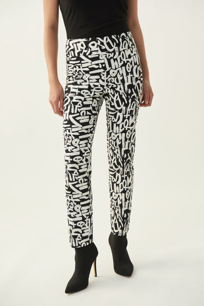 Pantalón 213696 Joseph Ribkoff - Blanco/Negro