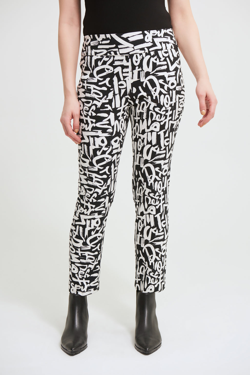 Pantalón 213696 Joseph Ribkoff - Blanco/Negro