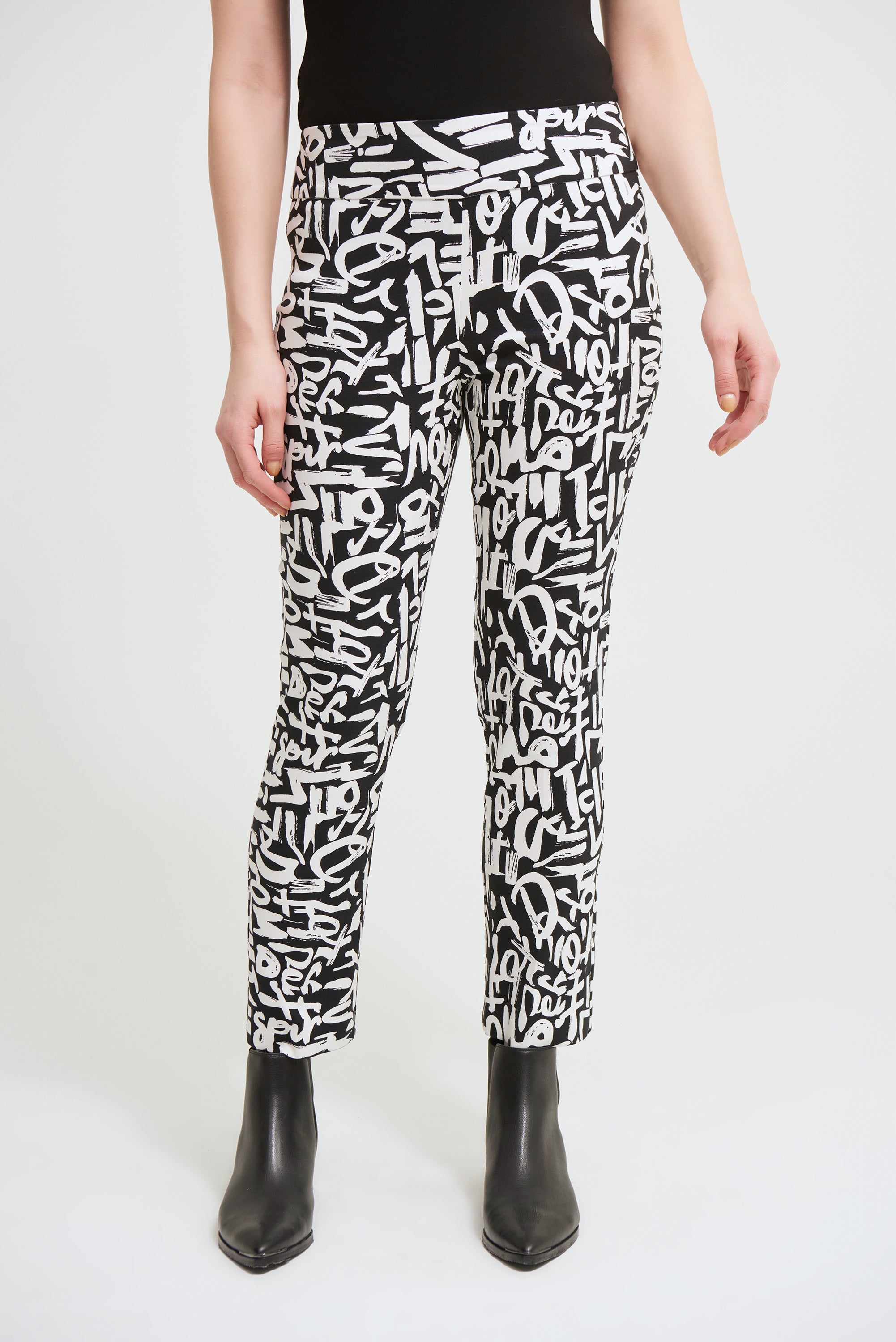 Pantalón 213696 Joseph Ribkoff - Blanco/Negro