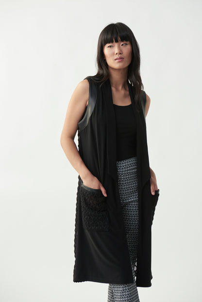 Chaleco negro 221088 Joseph Ribkoff