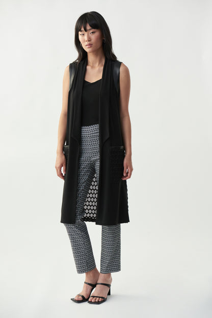 Chaleco negro 221088 Joseph Ribkoff