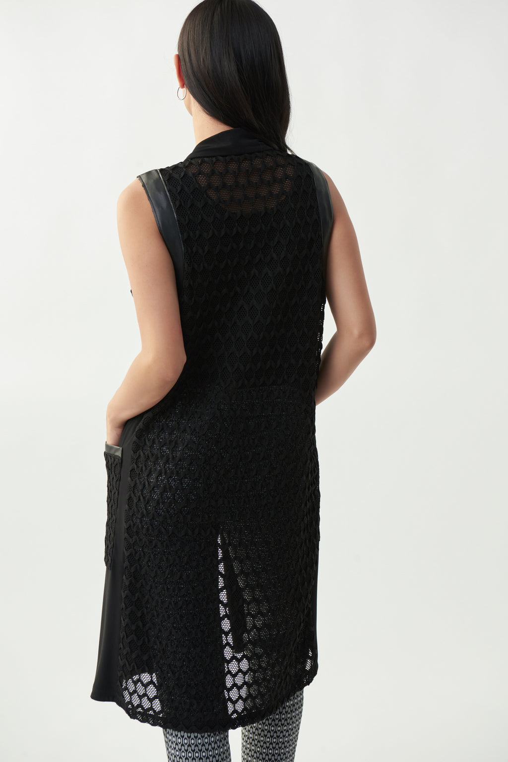 Chaleco negro 221088 Joseph Ribkoff
