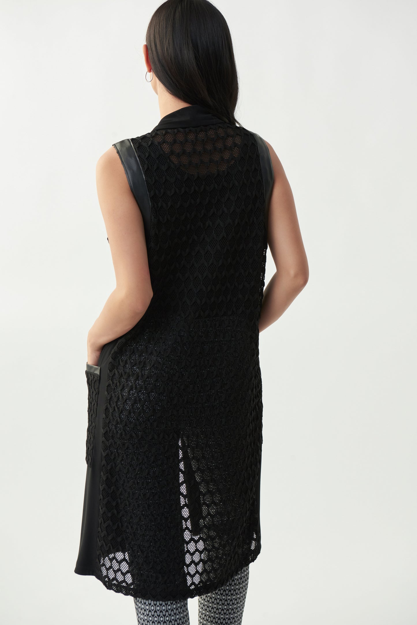 Chaleco negro 221088 Joseph Ribkoff