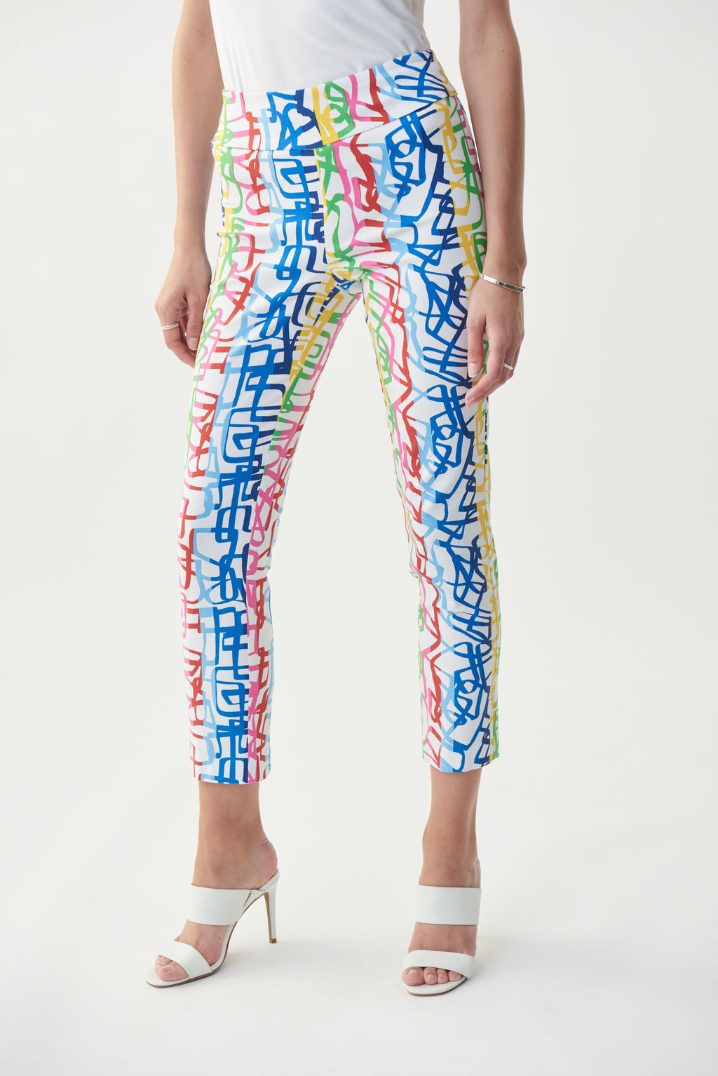 Pantalón estampado multicolor 221090