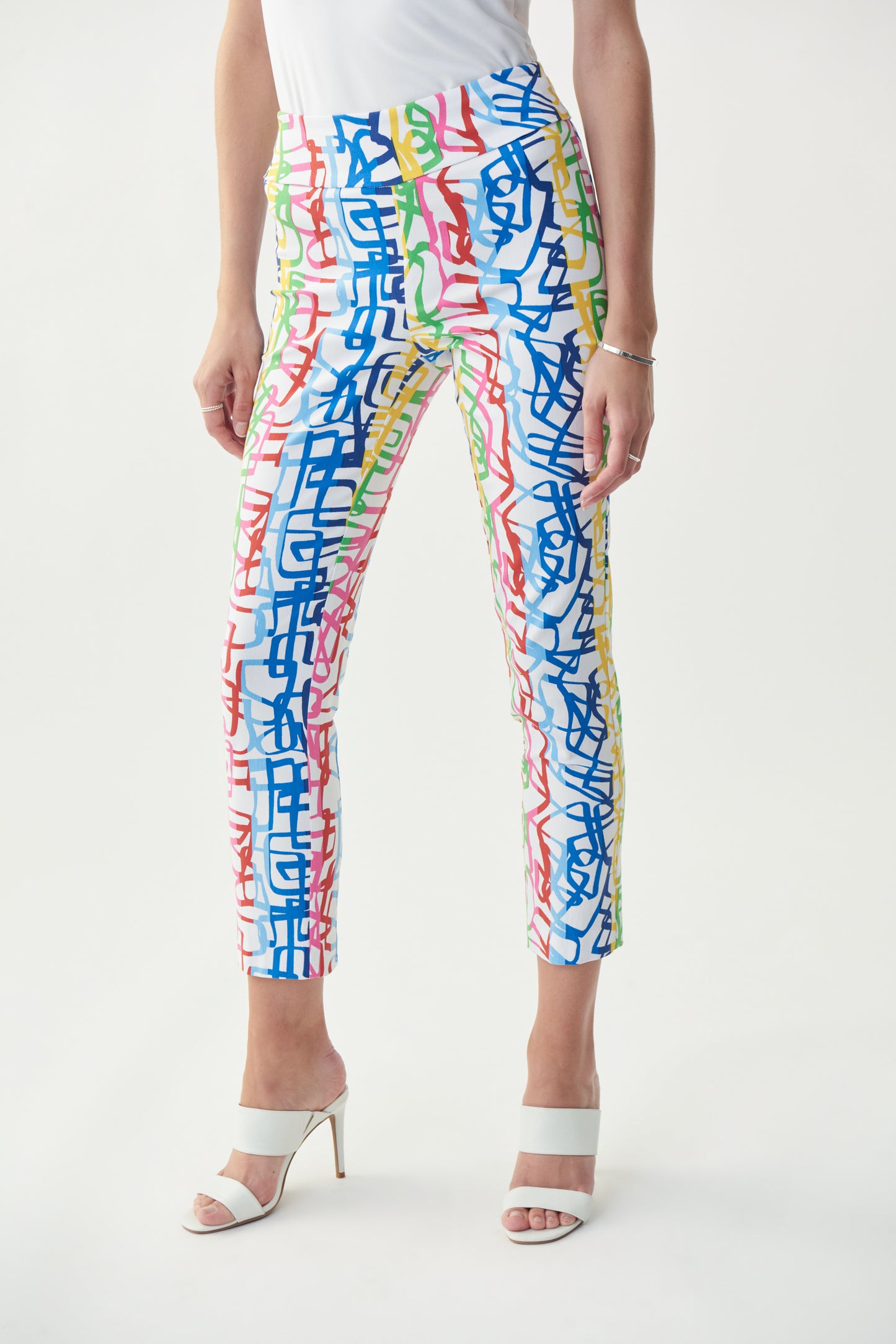 Pantalón estampado multicolor 221090