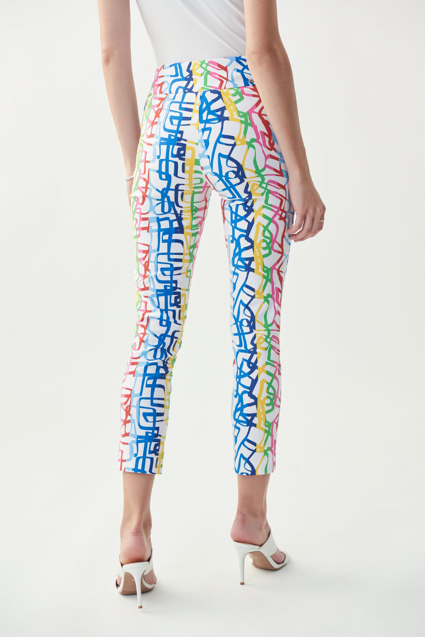 Pantalón estampado multicolor 221090