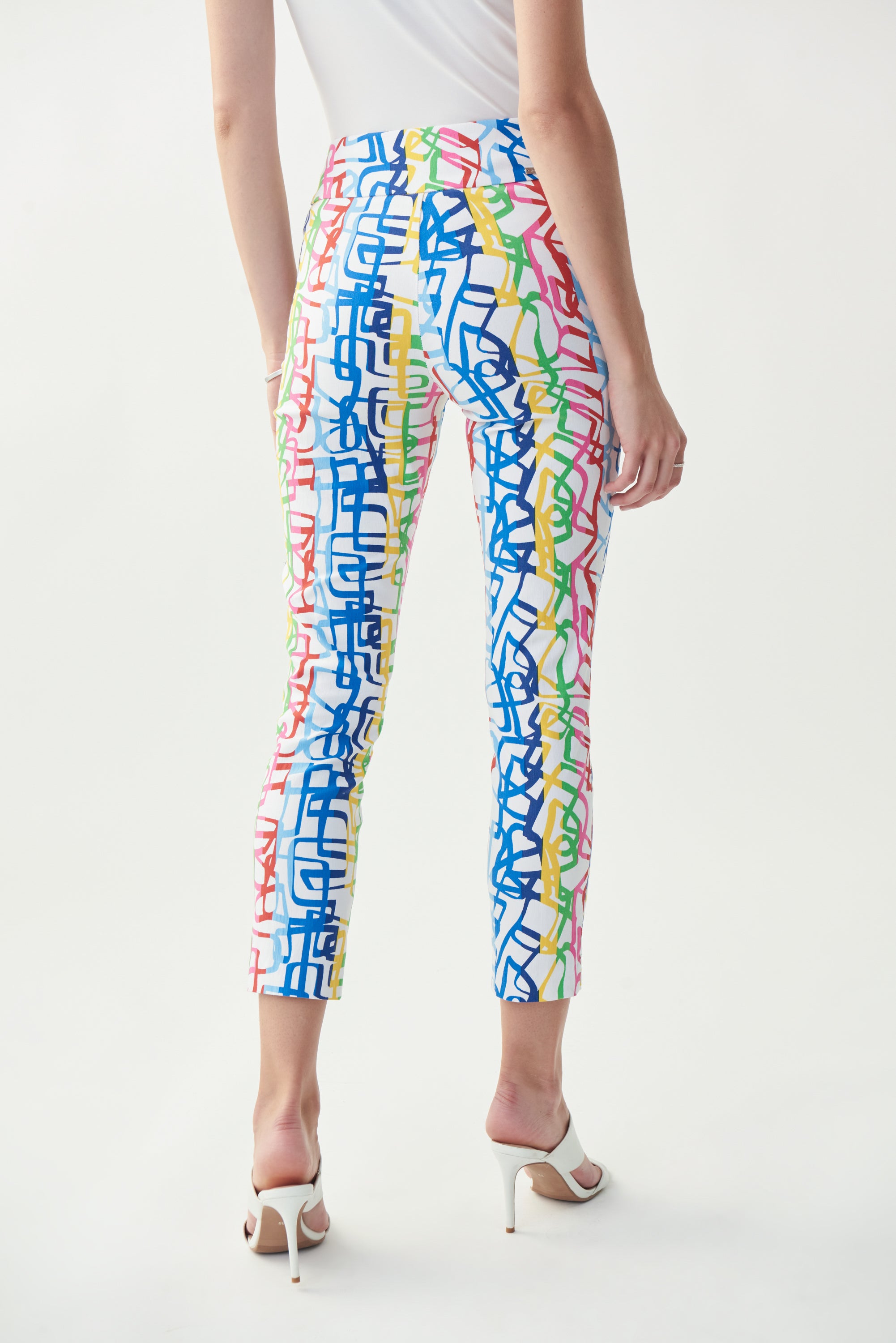 Pantalón estampado multicolor 221090