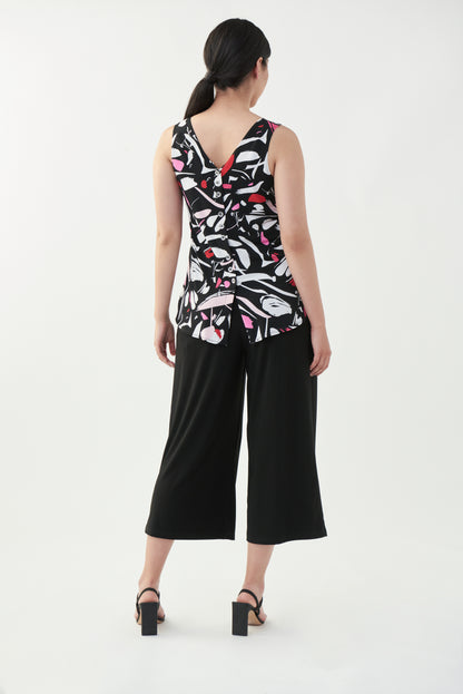 Jumpsuit negro estampado 221098