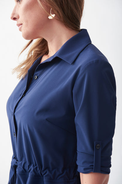 Vestido azul marino 221112