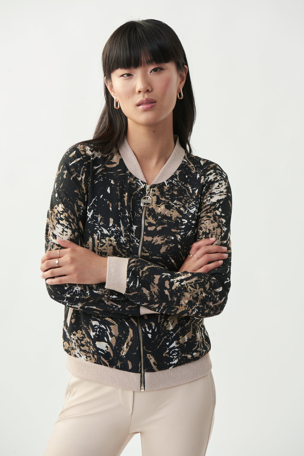 Chaqueta bomber negra 221139