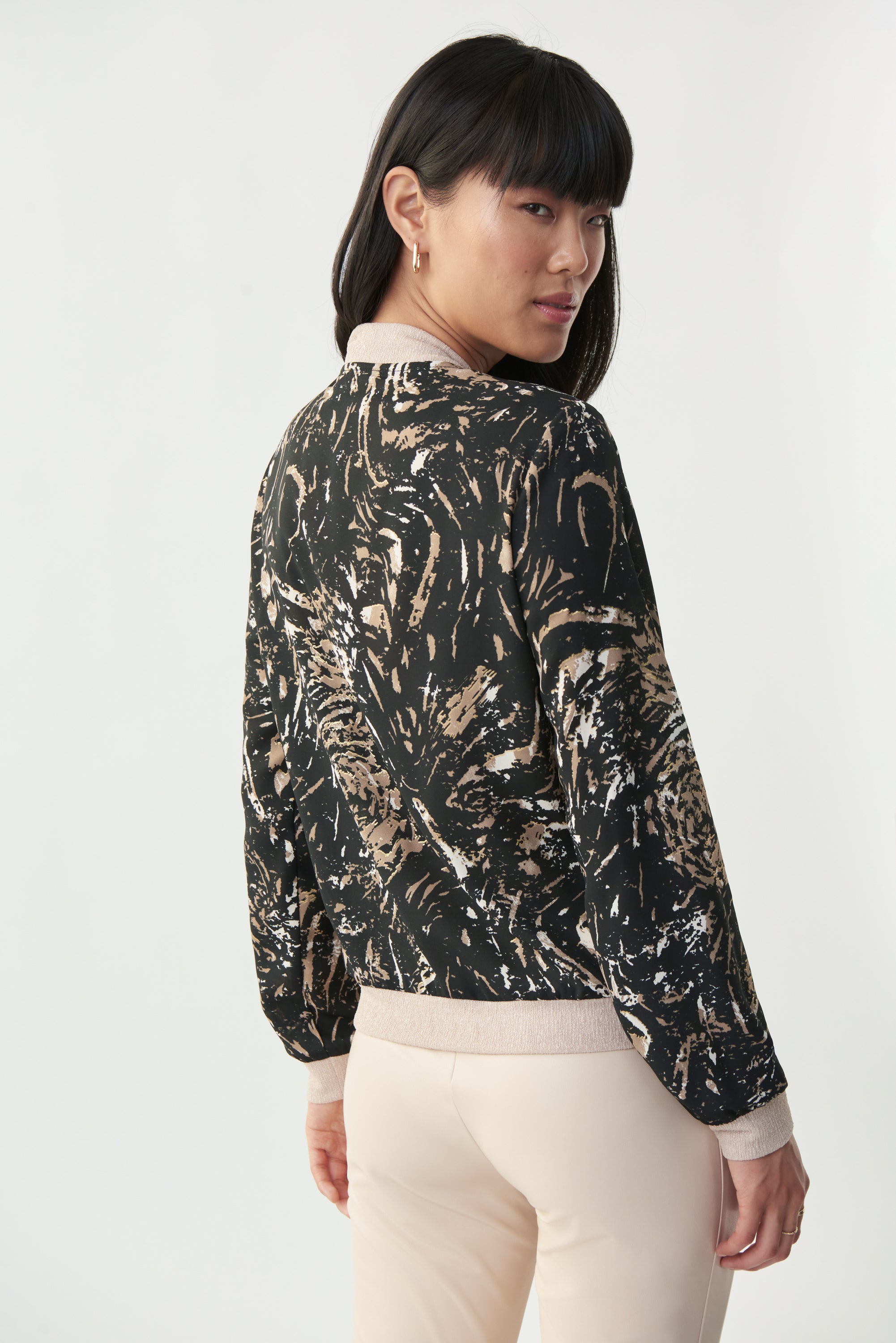 Chaqueta bomber negra 221139