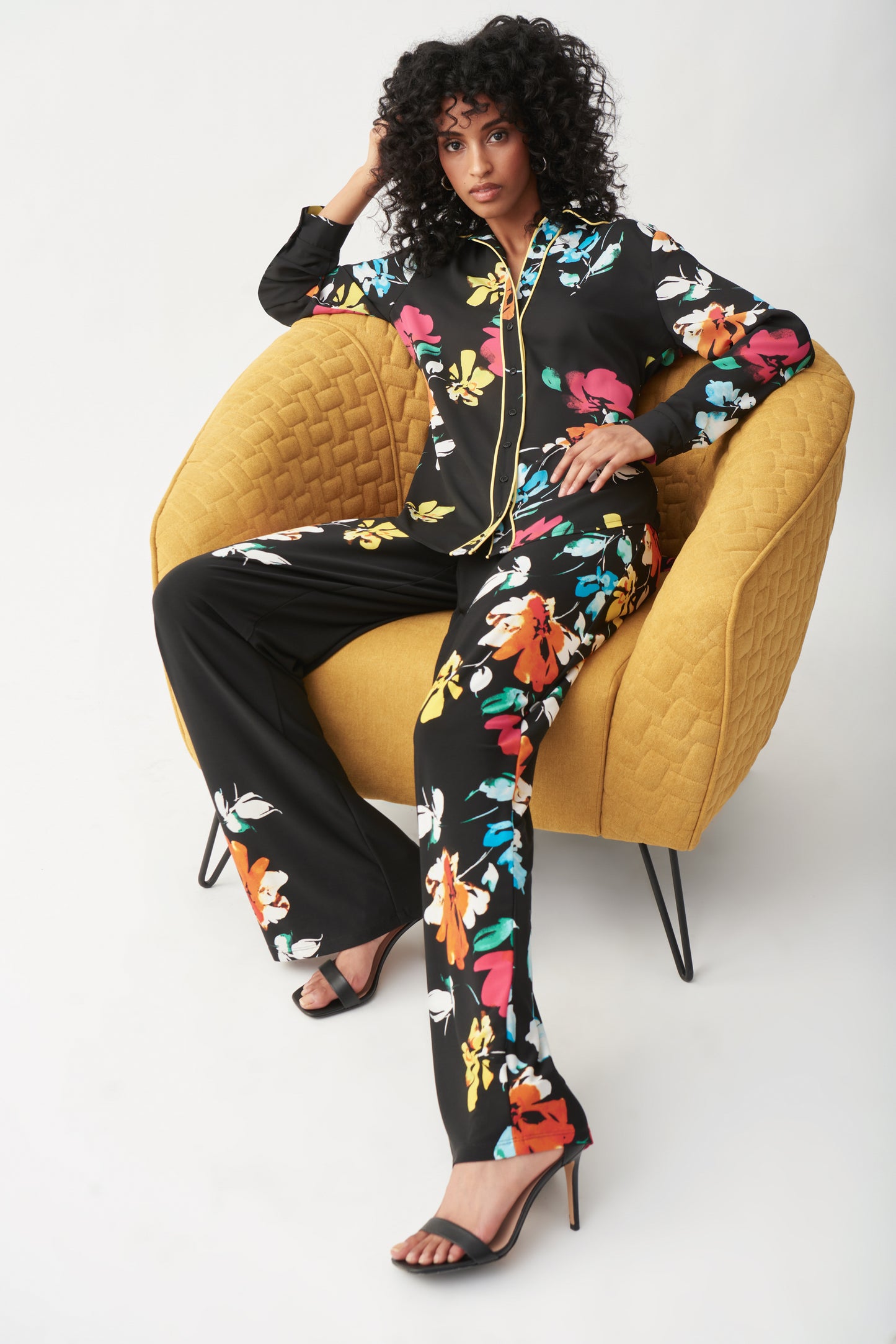 Pantalón de flores 221320 Joseph Ribkoff