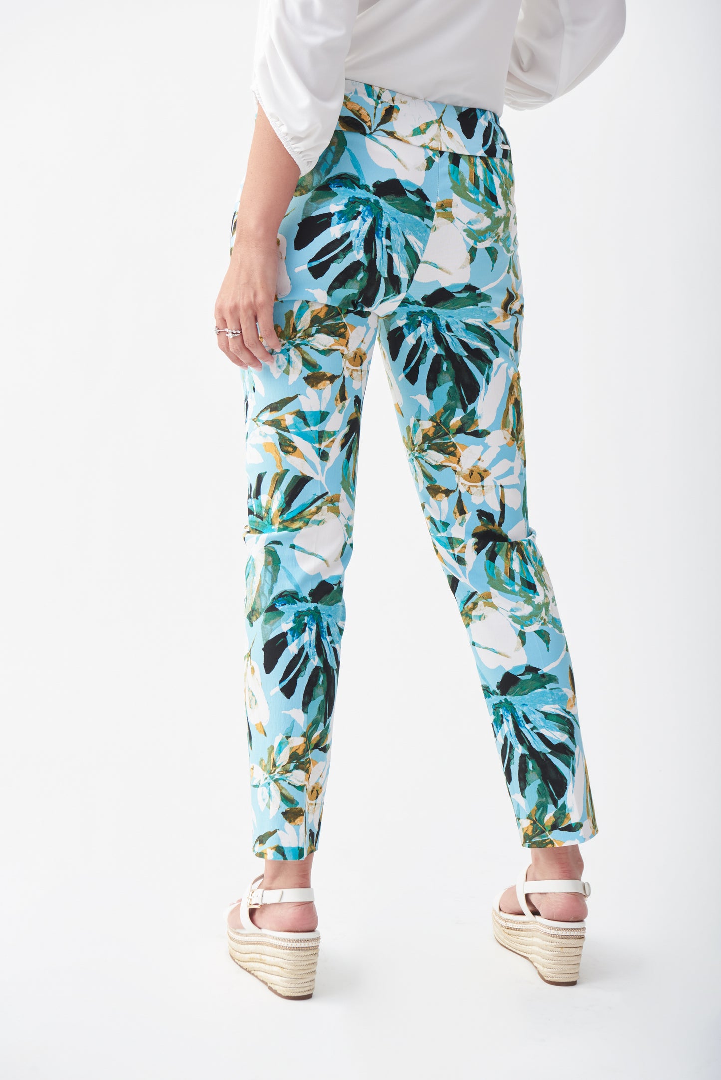 Pantalón estampado azul 221324