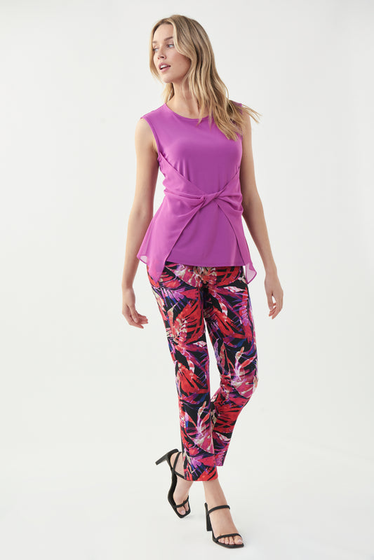 Pantalón estampado tropical 221325