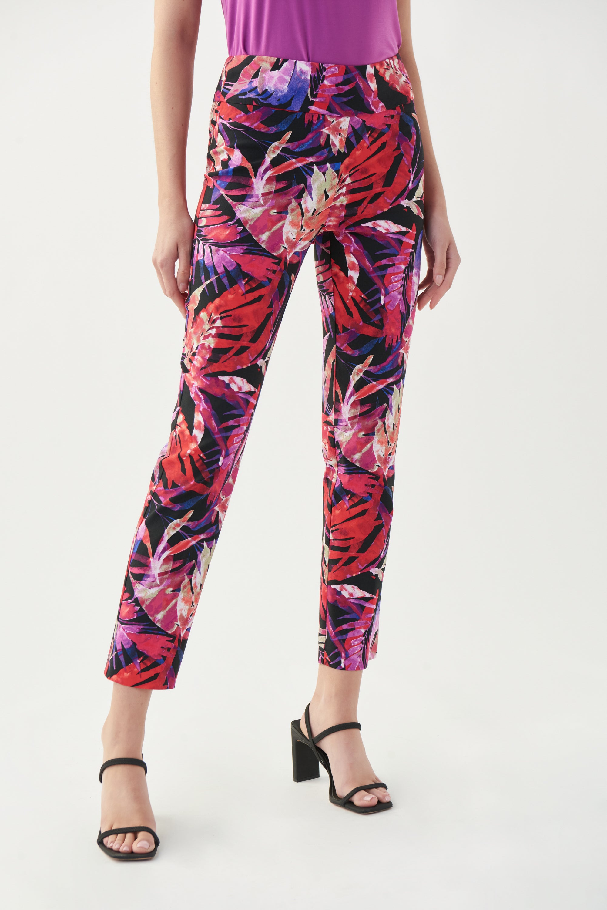 Pantalón estampado tropical 221325