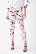 Pantalón capri estampado multicolor 221326