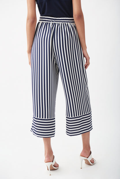 Falda pantalón de rayas 221341