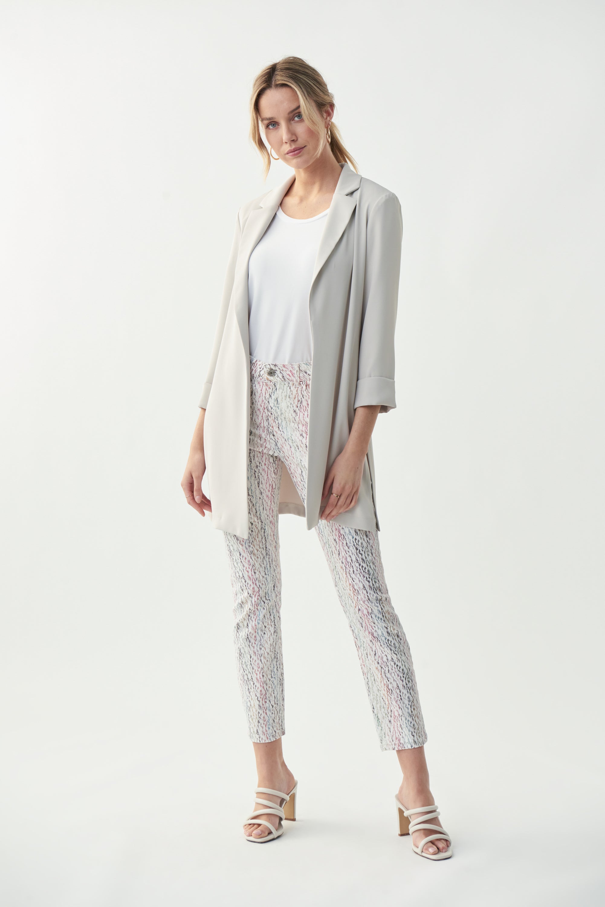 Jeans blanco multicolor 221941
