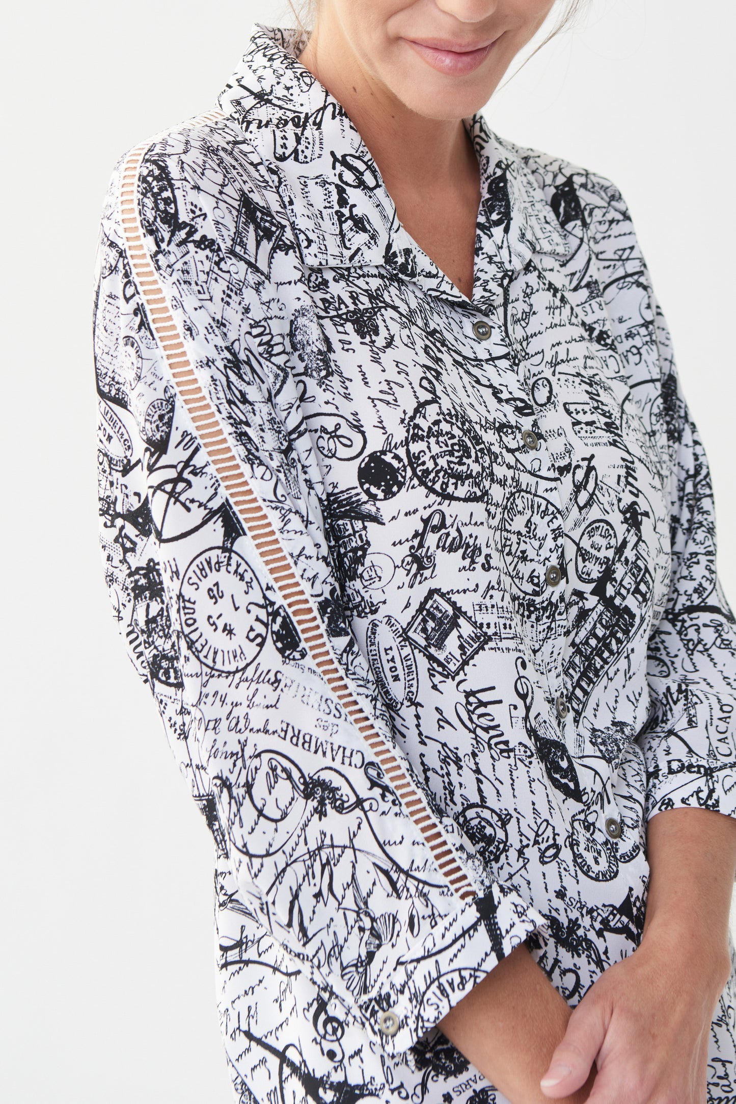 Blusa estampado postal 222173