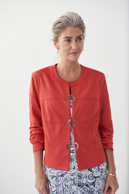 Chaqueta rojo laqueado 222900