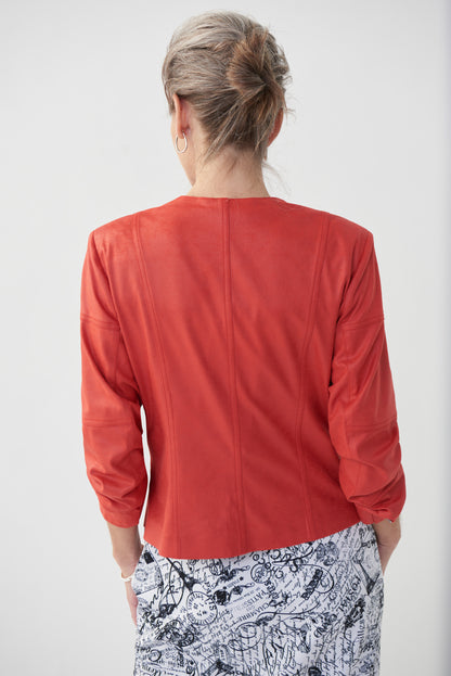 Chaqueta rojo laqueado 222900