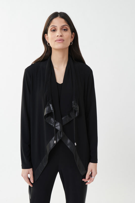 Cover up negro con eco piel 223091