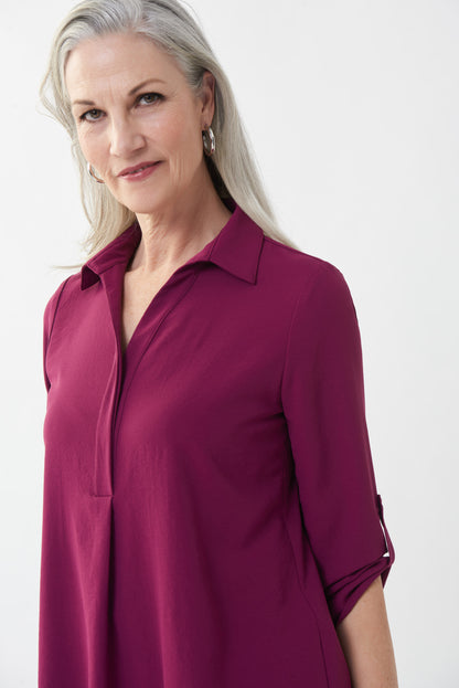 Blusón con traslape bugambilia 223154