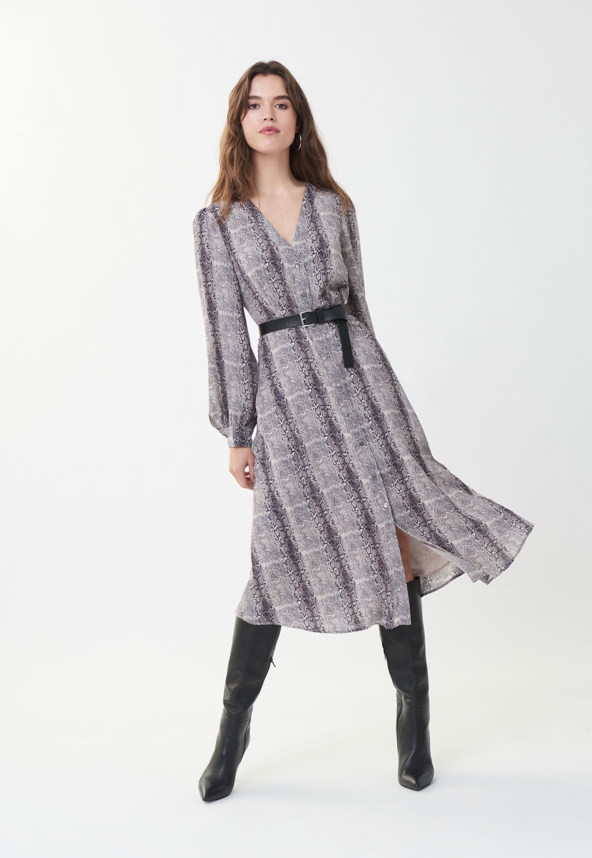 Vestido animal print 223155