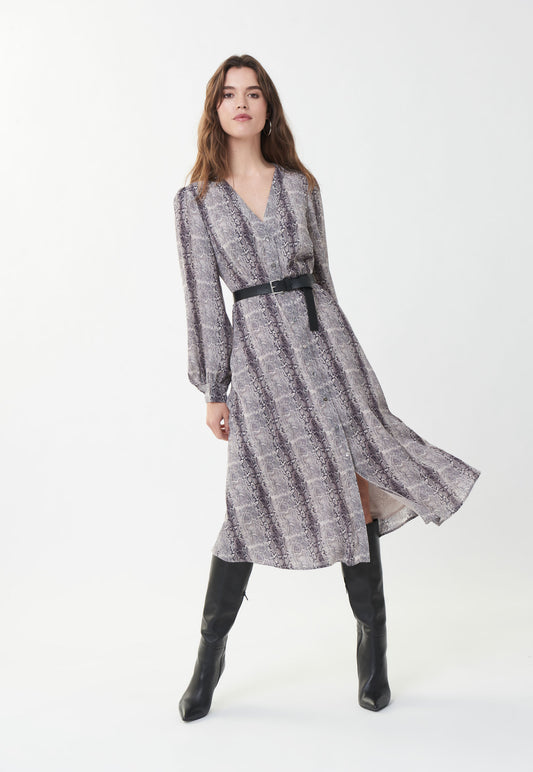 Vestido animal print 223155