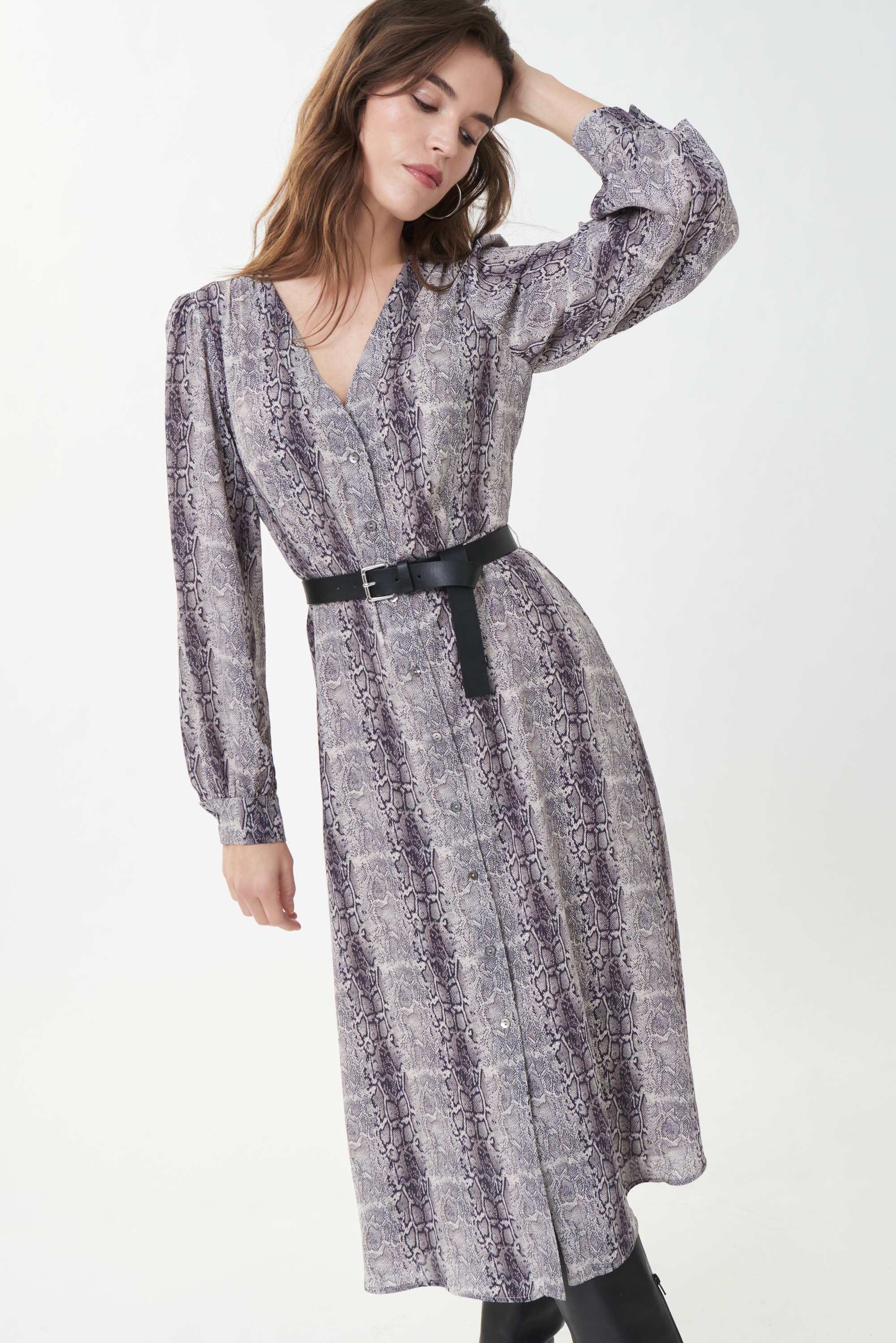 Vestido animal print 223155