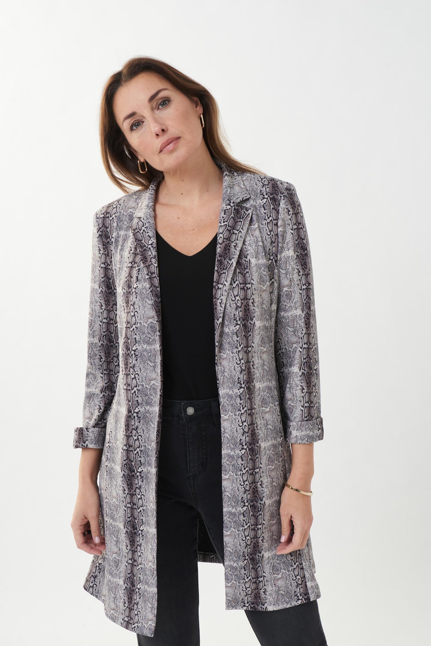 Abrigo animal print 223171