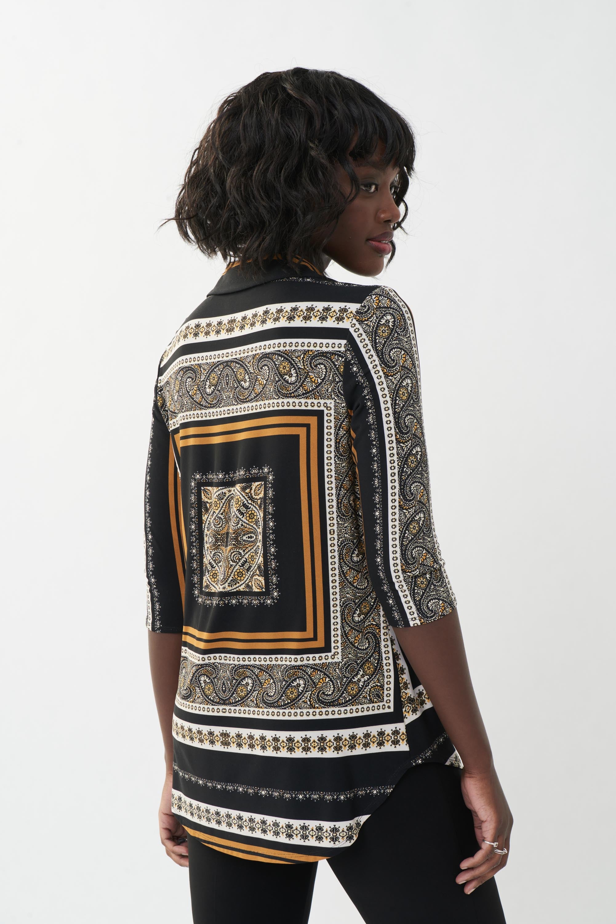 Blusa estampado de cachemiras 223228
